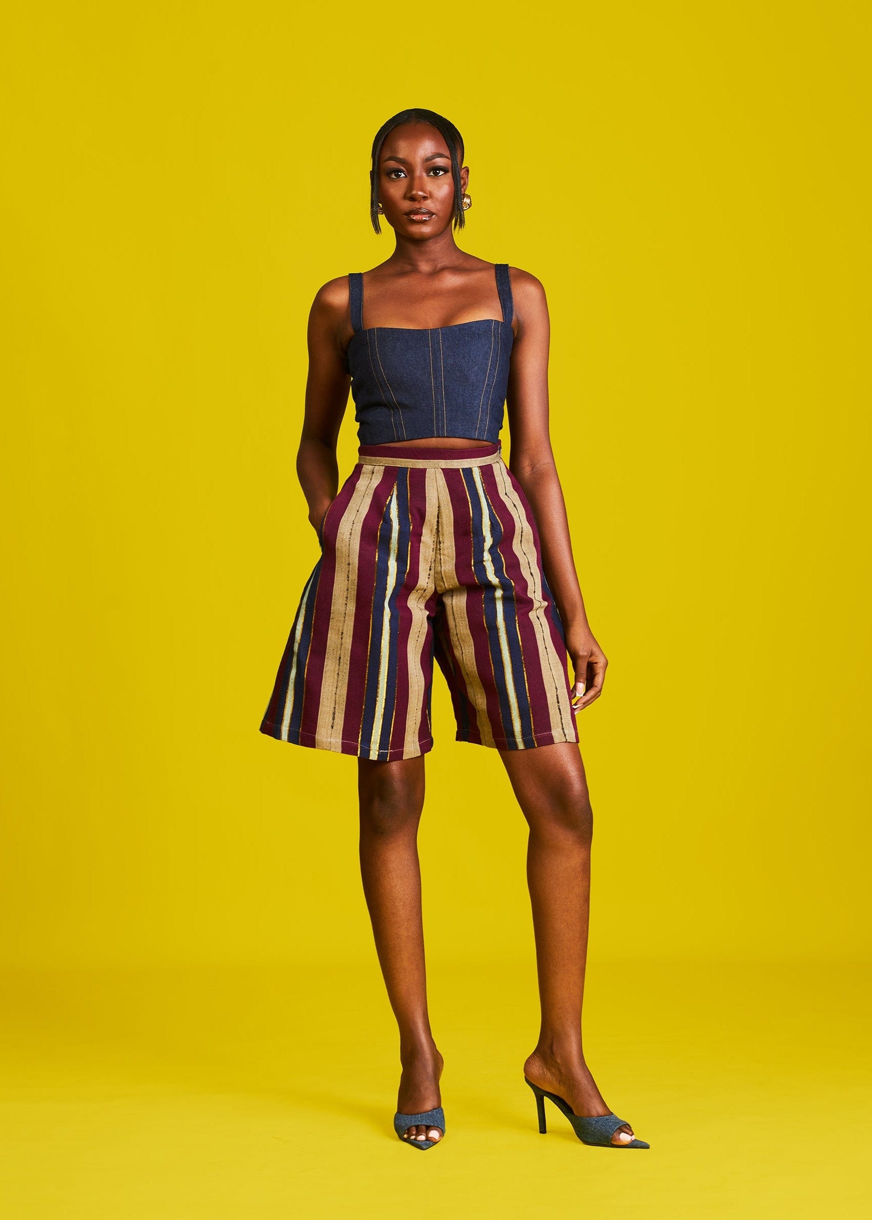 M.O.T The Label Short Multicolor / 6 Tutu Denim Shorts