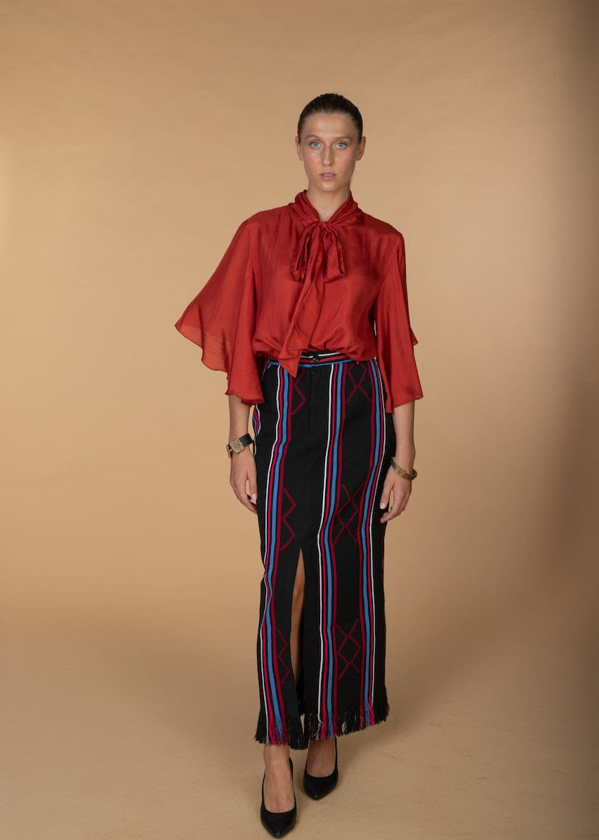 AMINA skirt I - Black - Cotton - Skirts - African Fashion by Nyny Ryke