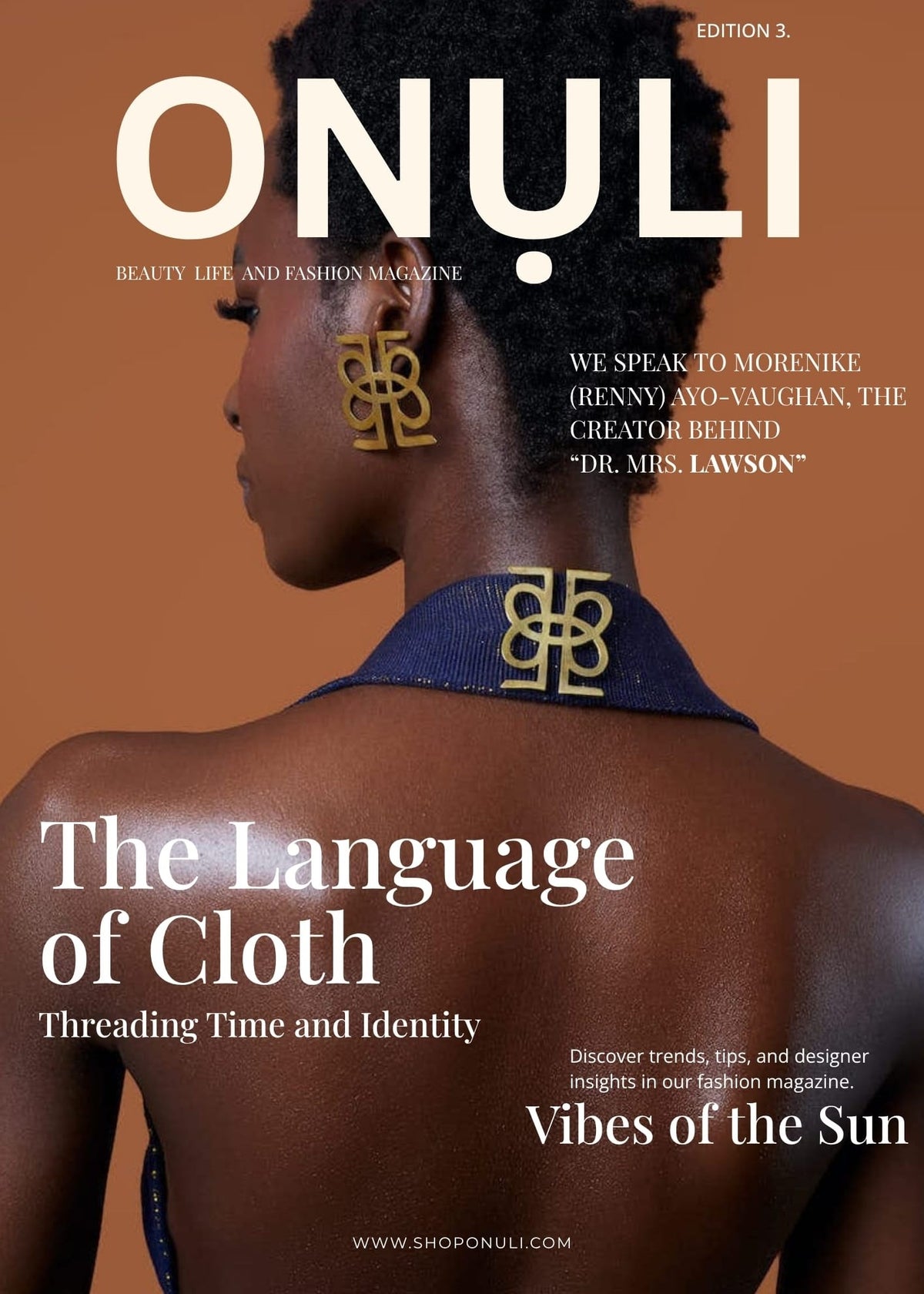 Onuli Magazine ENG- English Onuli Seasonal Magazine 26C - “Language of Cloth” Jun'26 - Dec'26