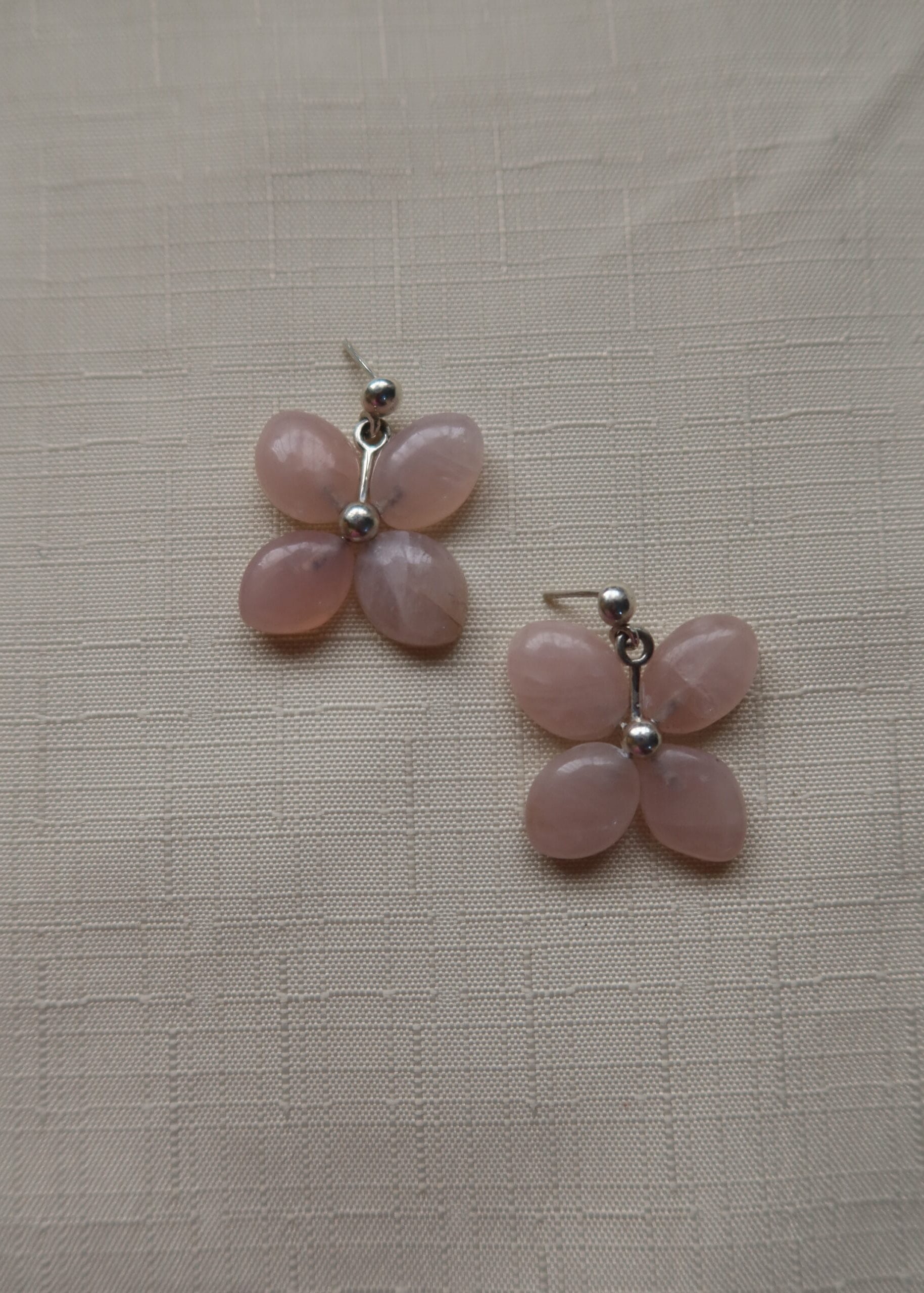 Renikeji Earrings Rose quartz Bibi Earrings