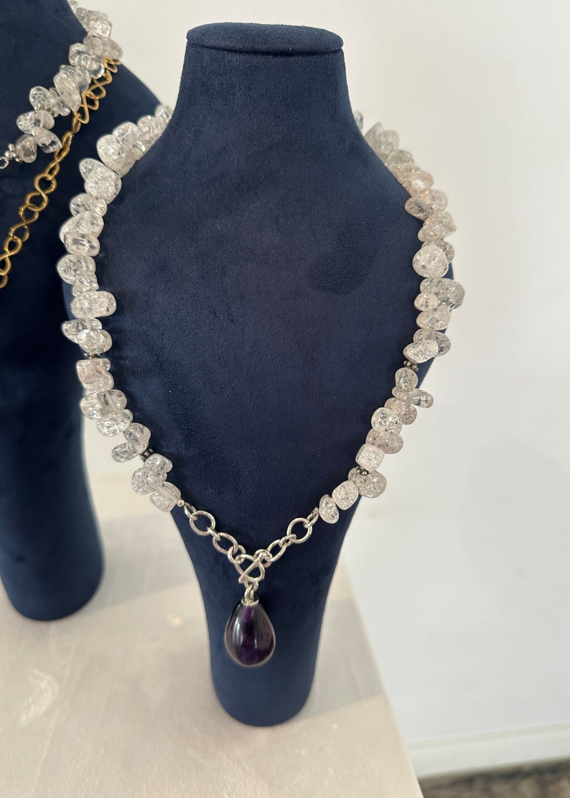 Renikeji Necklaces Din Amerhyst Necklace