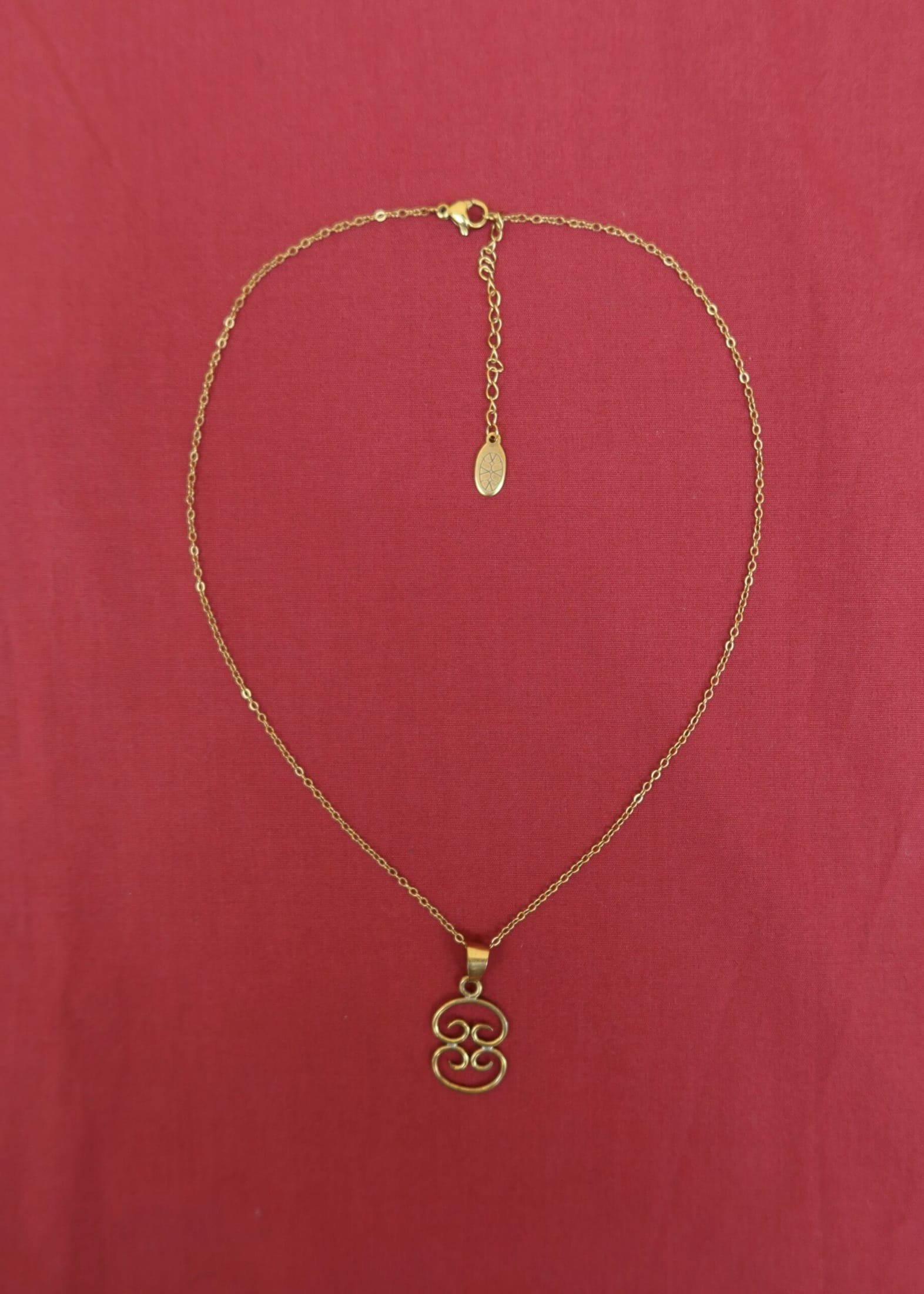 RENIKEJI Necklaces & Pendants Gold Oregun Gold Plated Necklace