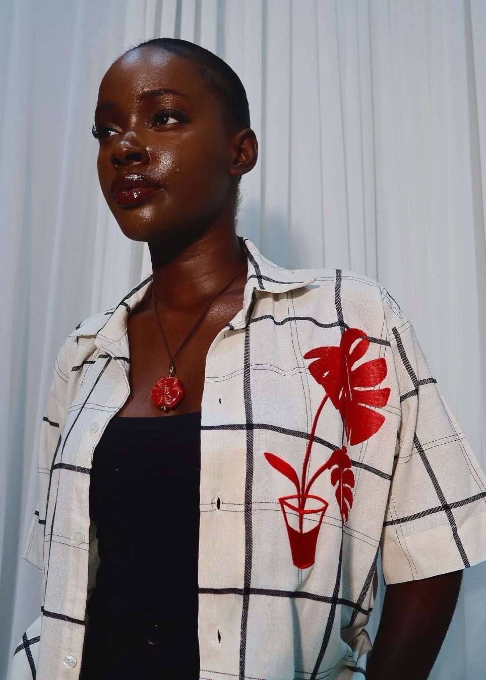 RENIKEJI Necklaces & Pendants Red Forest Flame Pendant Necklace