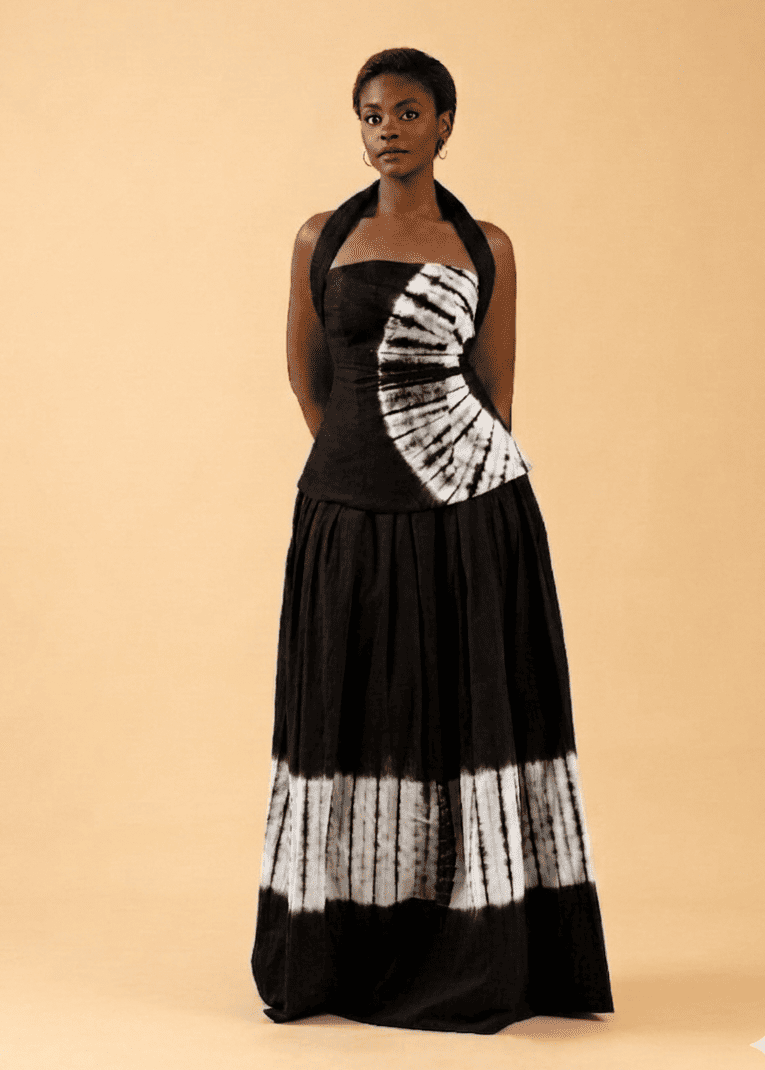Ruks á la mode Co-ord Sets & Matching Sets Black / 6 / Petite Rinni Halter Neck Top & Maxi Skirt