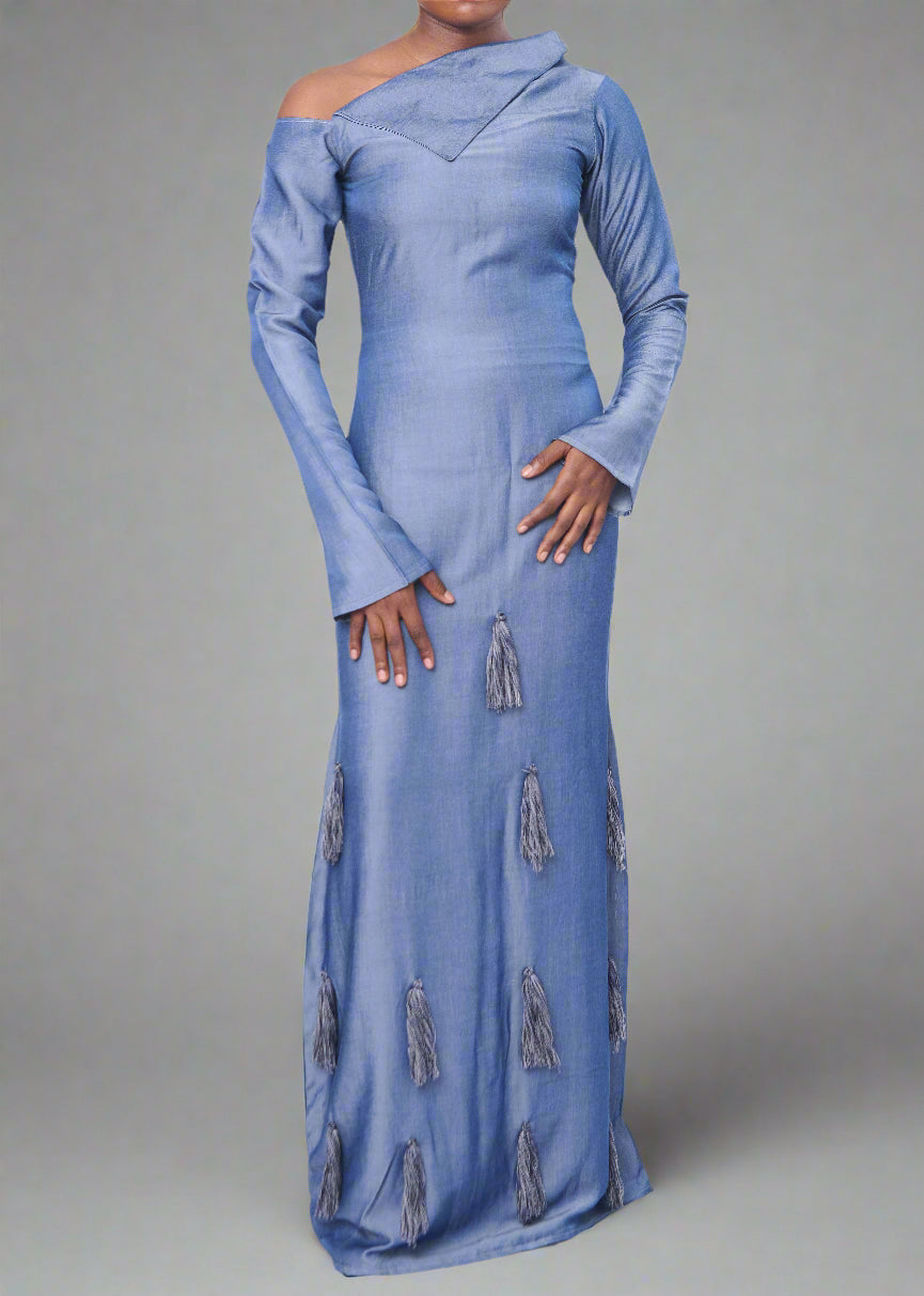 Ruks à la mode Dress Blue / 6 Naila Denim Dress