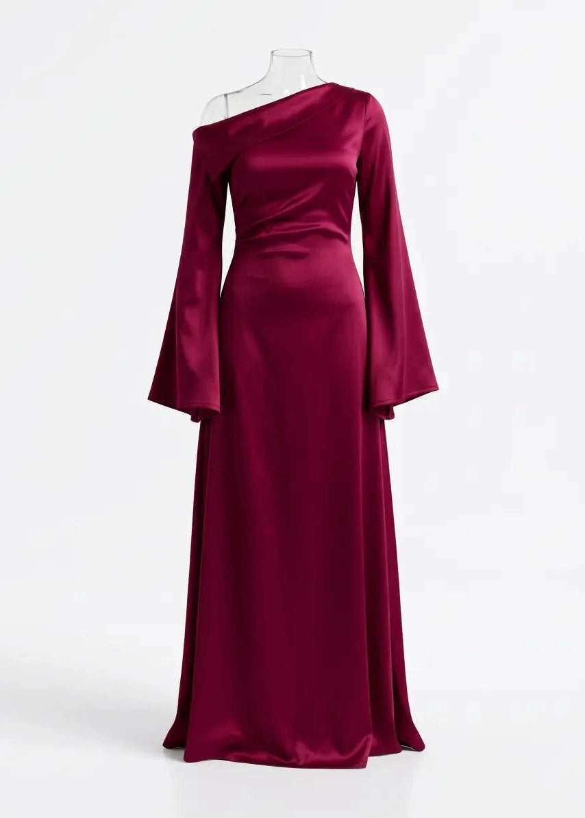 Ruks á la mode Dress Burgundy / 6 / Petite Ummie Maxi Dress