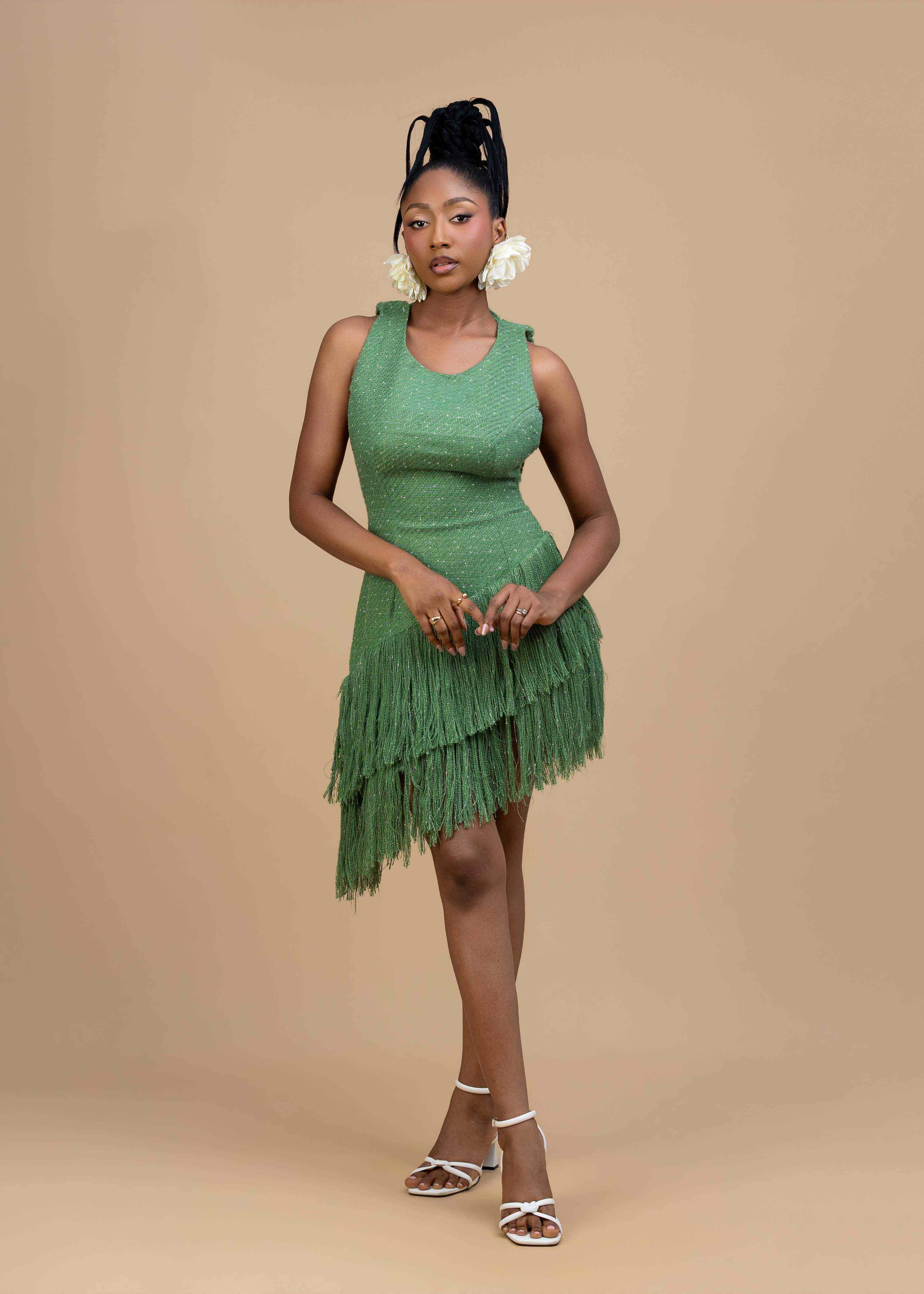 Ruks á la mode Dress Green / 6 / Petite Zuri Mini Dress