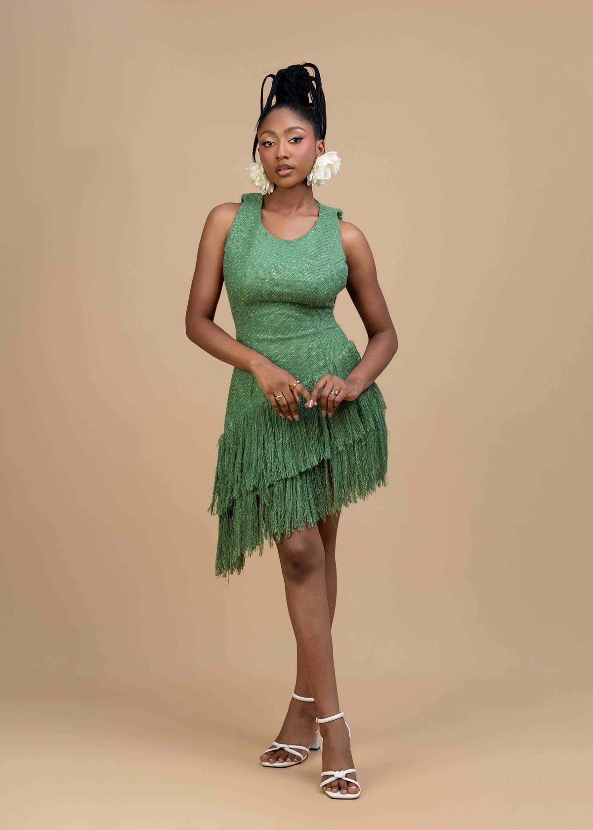 Ruks á la mode Dress Green / 6 / Petite Zuri Mini Dress