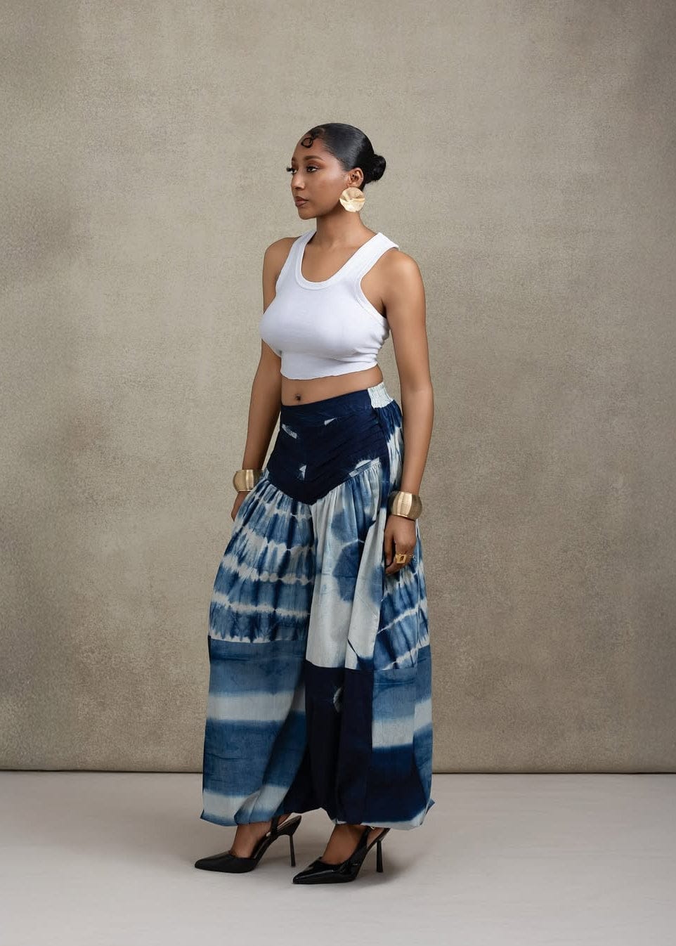 Ruks à la mode Pants Blue / 6 Indigo Adire Pants