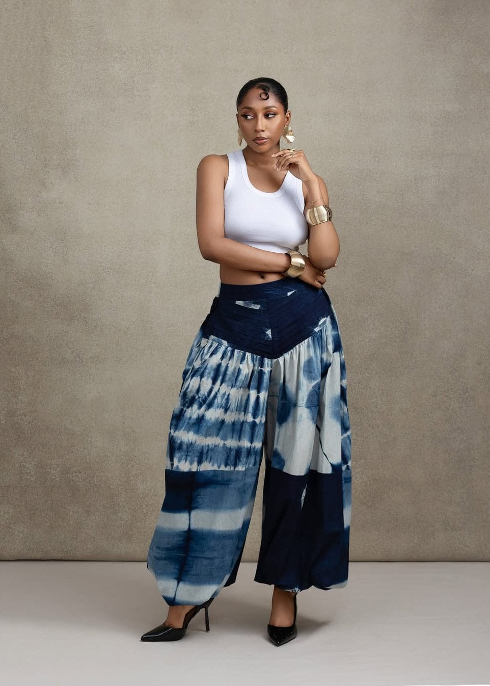 Ruks à la mode Pants Indigo Adire Pants