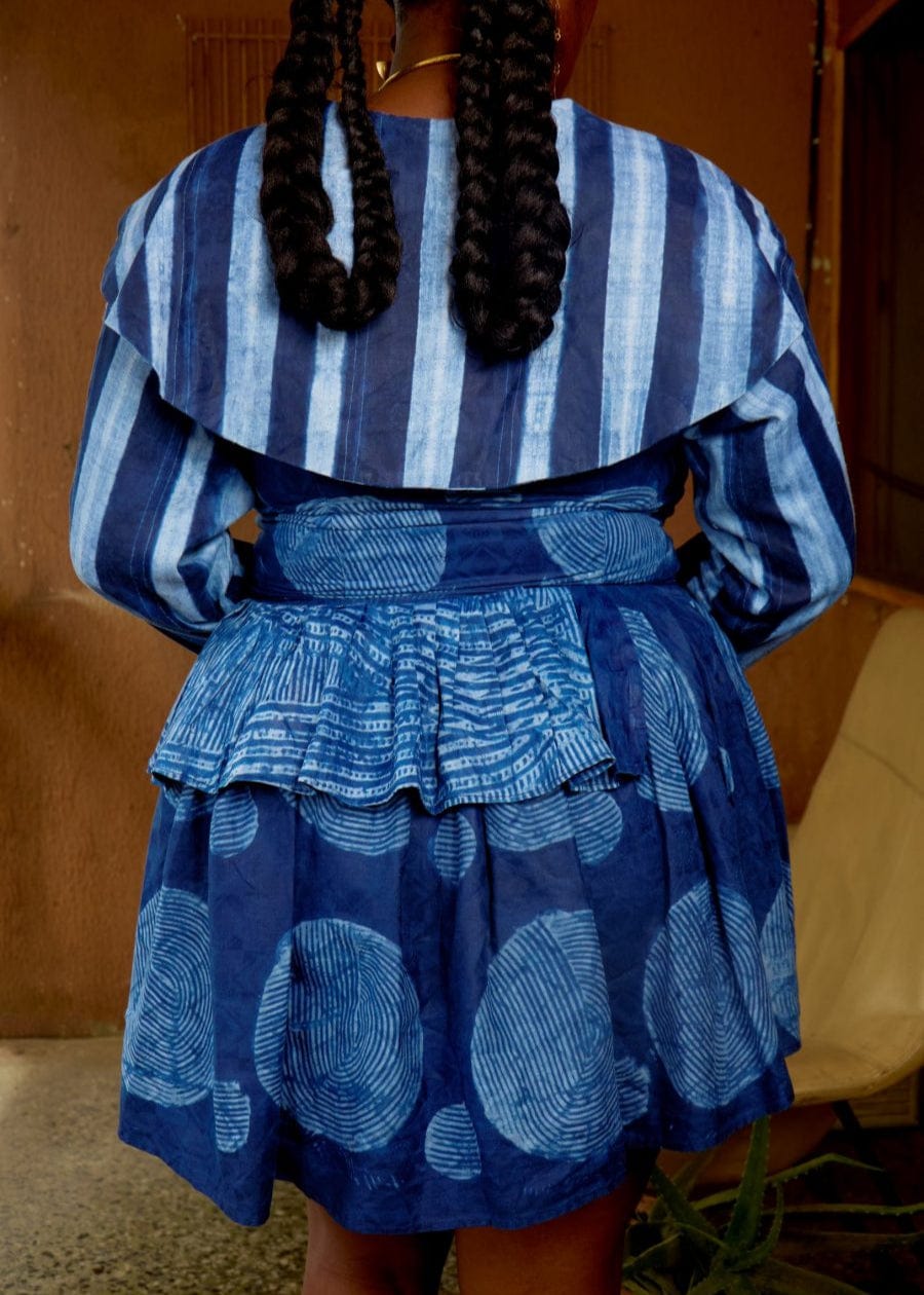SISÈ Dress Indigo shirt dress
