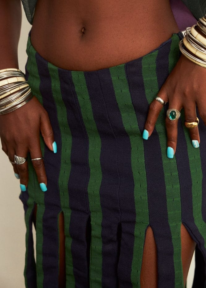 SISÈ Skirts Aso-oke Fringe Skirt