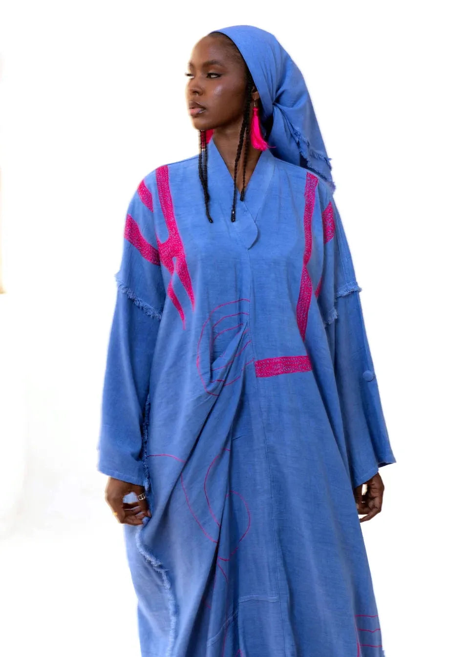 Sultana Bubus & Kaftans Bougainvillea kaftan