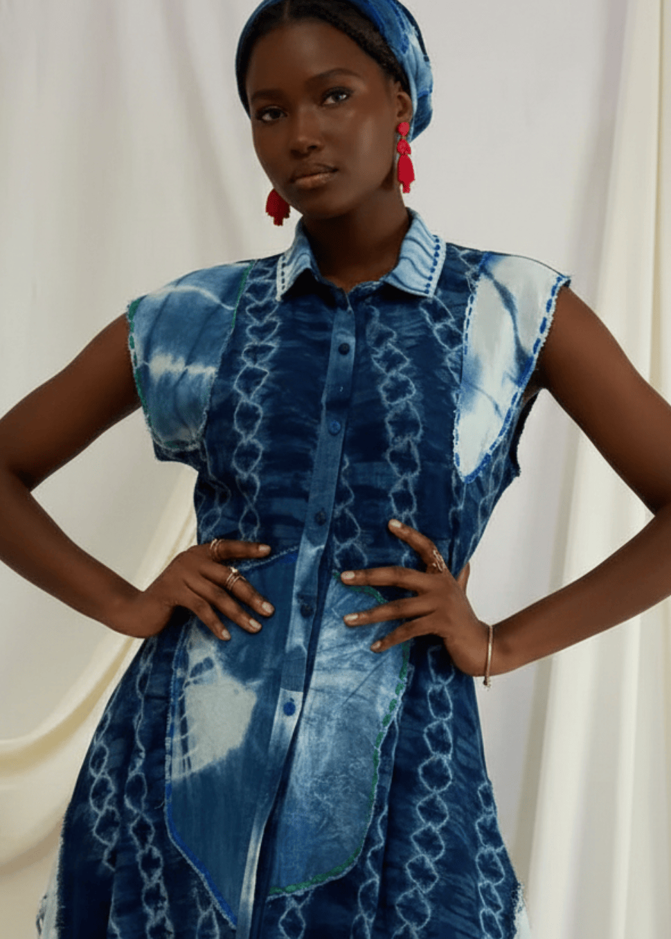 Sultana Dress Morph x Onuli Rini Shirt Sleeveless Dress