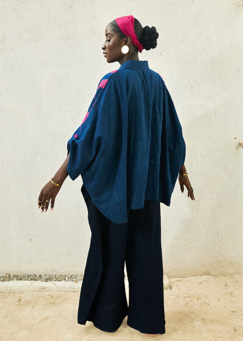 Sultana Shirt BOUGAINVILLEA High low shirt