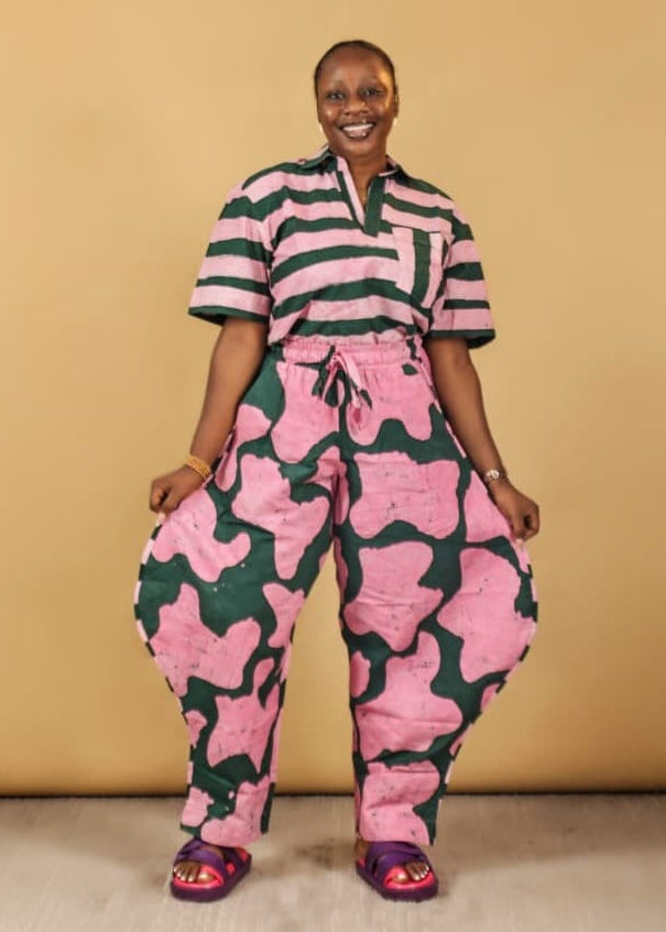 The Budding Blue Co-ord Sets & Matching Sets Ajiun kembe horseshoe pant set