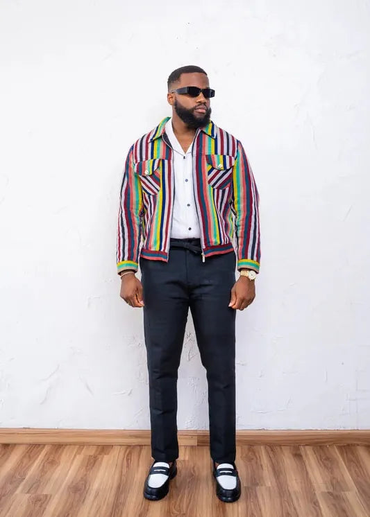 Trax Apparel Jacket Aso Oke Multicolor Jacket