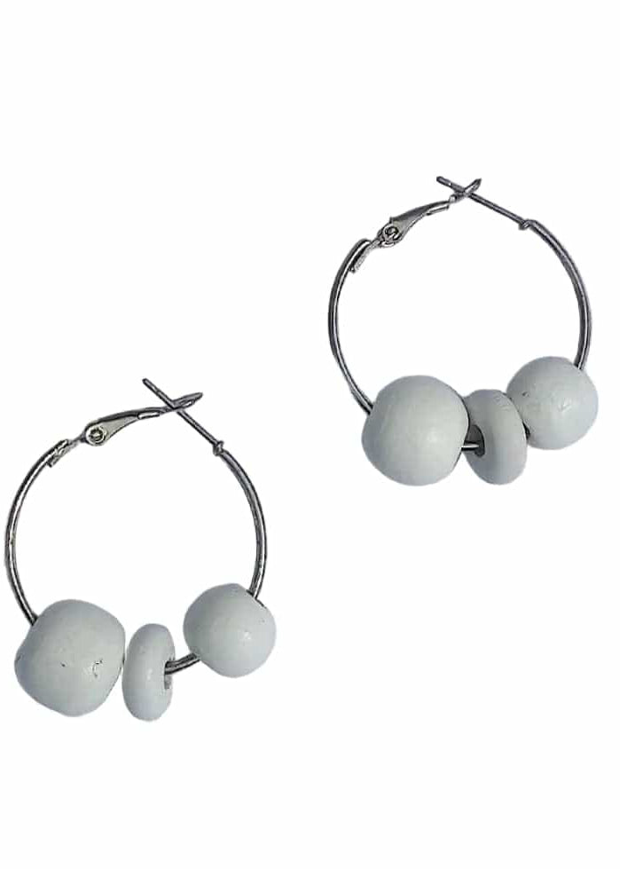 Tribal Monkey Jewellery Beads In Hoops