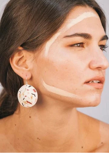 Udiri Jewellery Off White Ego Earrings