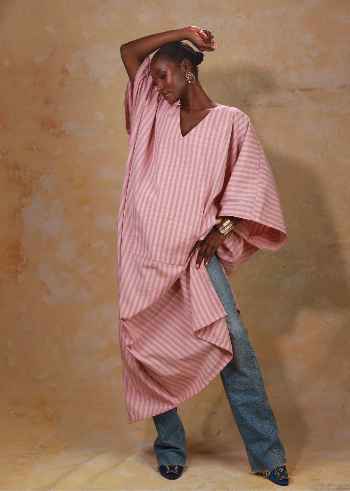 YVK Designs Bubus & Kaftans Linen Kaftan