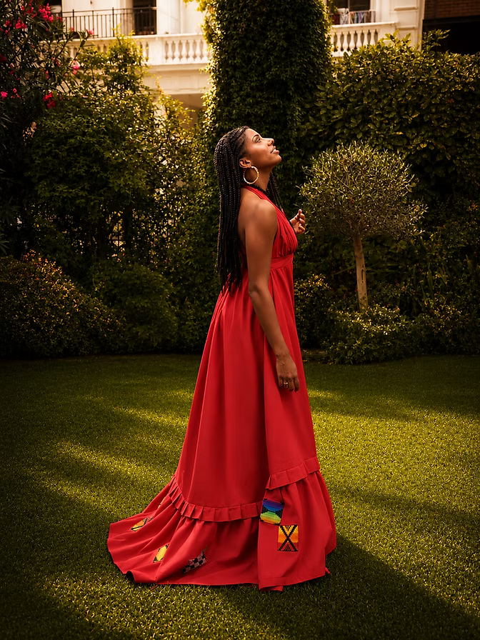Aso Heritage Maxi Dress