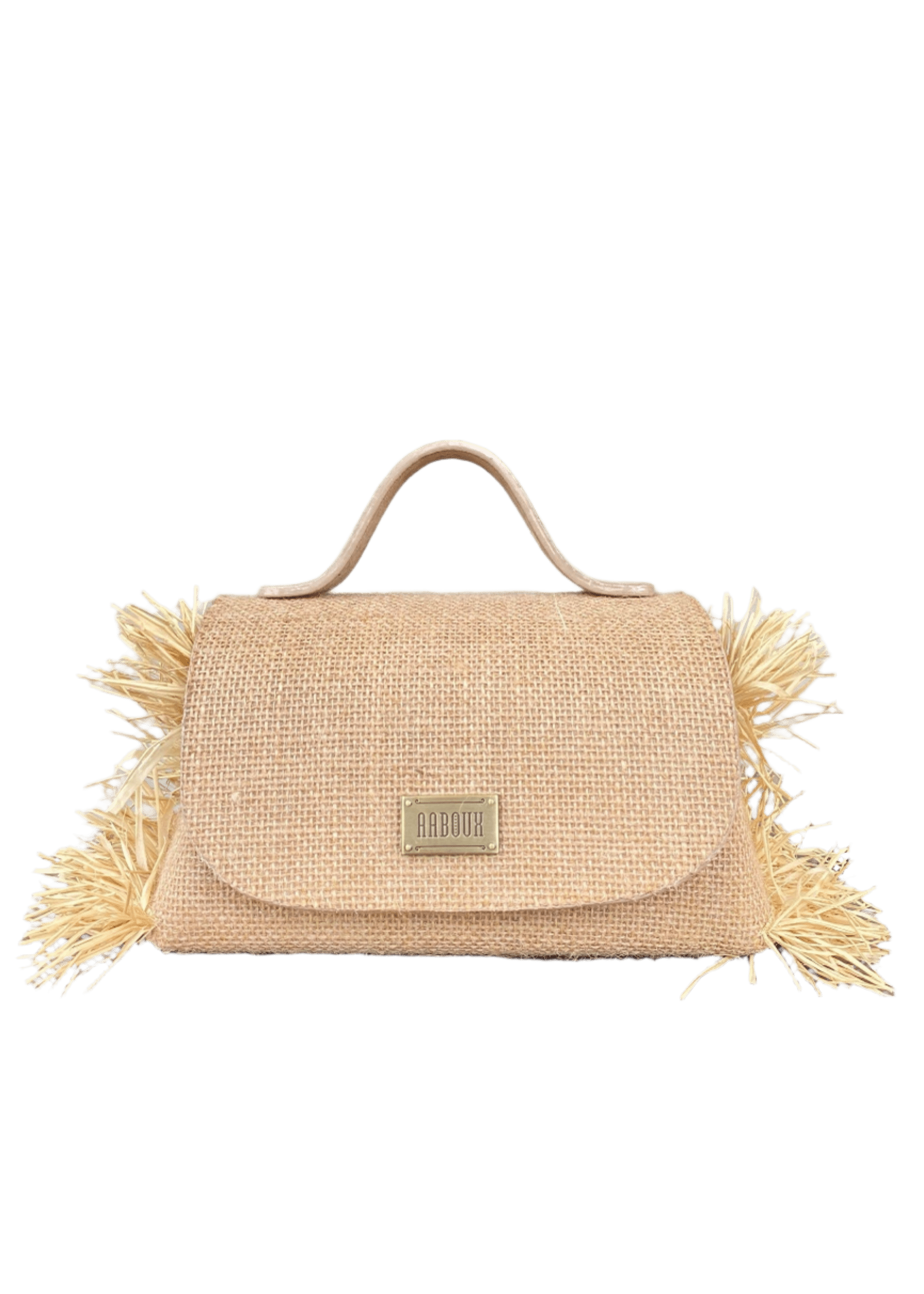 Aaboux Bags Beige Mira XO Natural Jute with Side Raffia