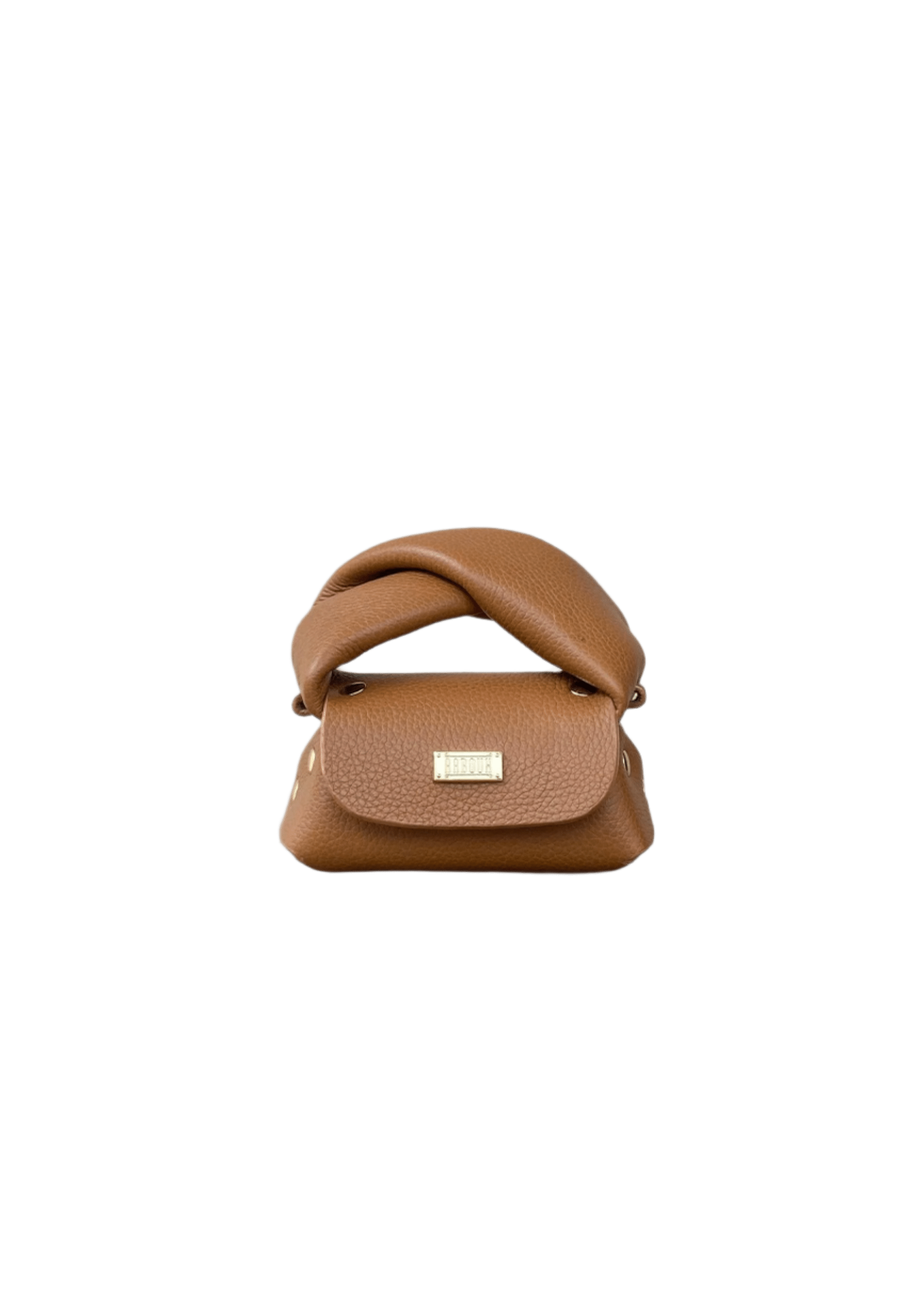 Aaboux Bags Brown Lily Micro Tan Pebble Grain