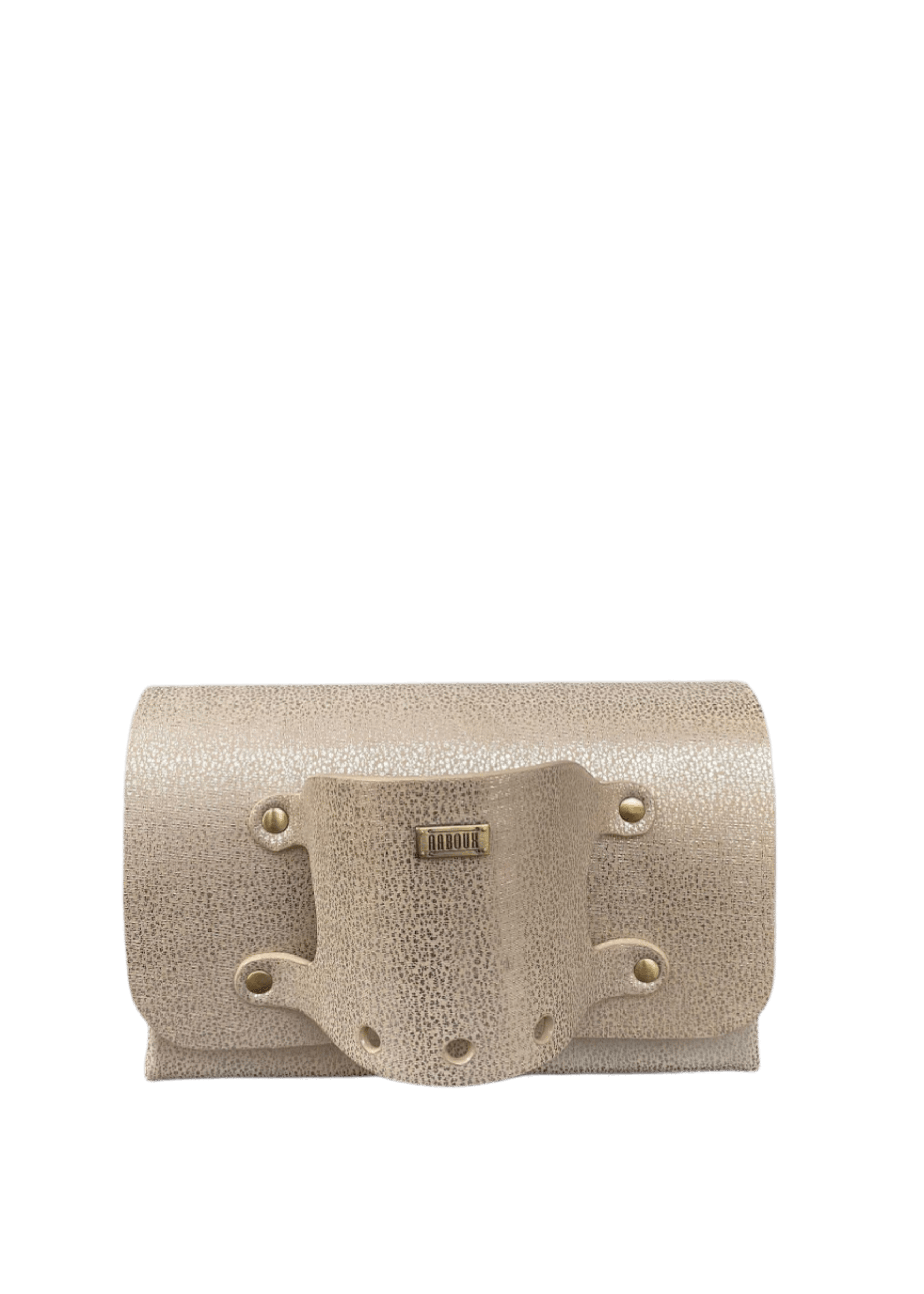 Aaboux Bags Gold Jaré Champagne Tweed Effect Leather