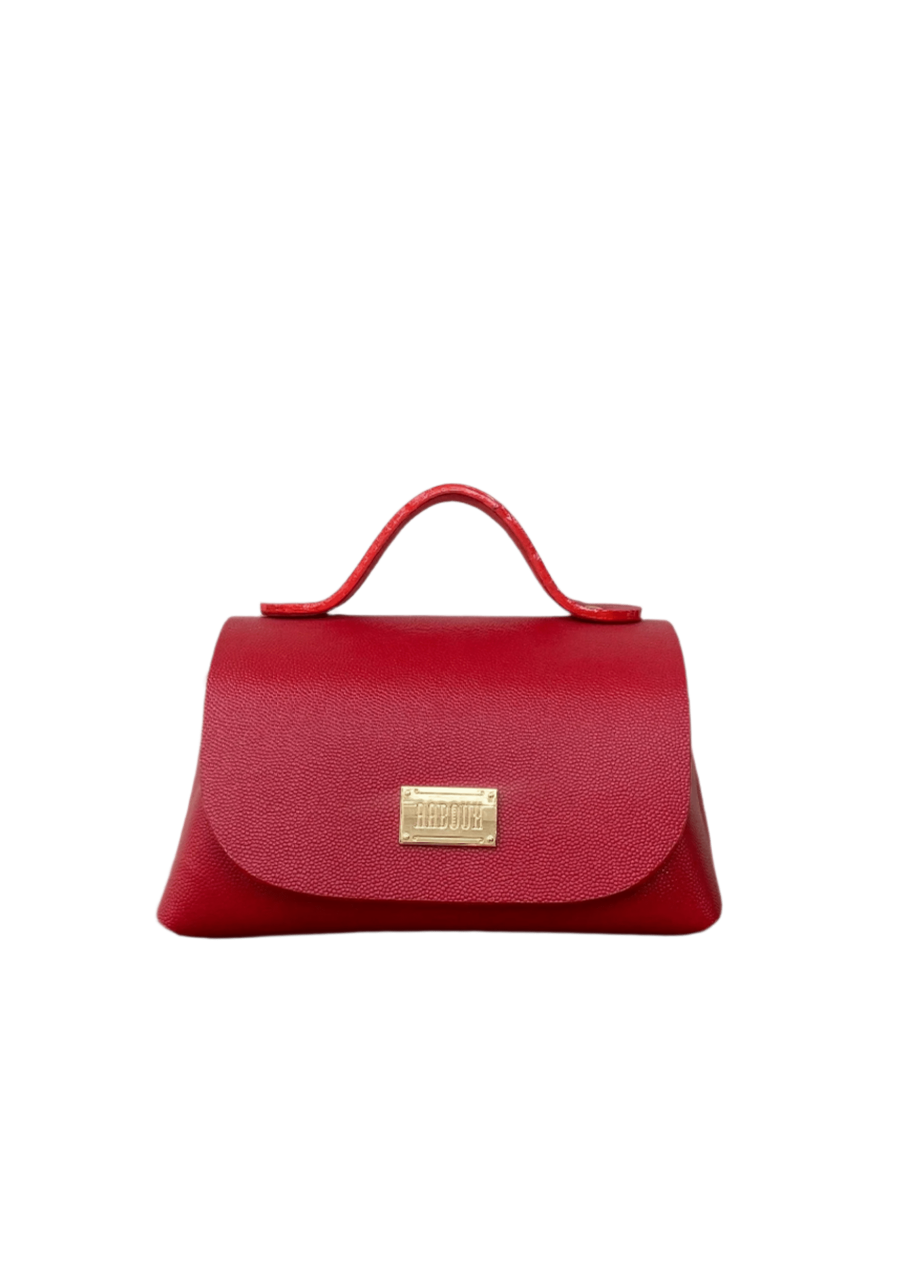 Aaboux Bags Red Mira Red Stingray Print Leather