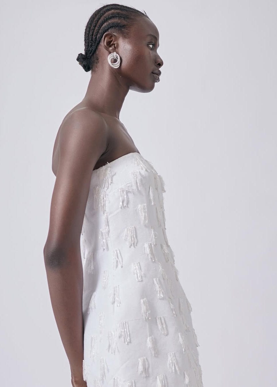 Abiola Olusola Dress Nami Mini Dress Beaded