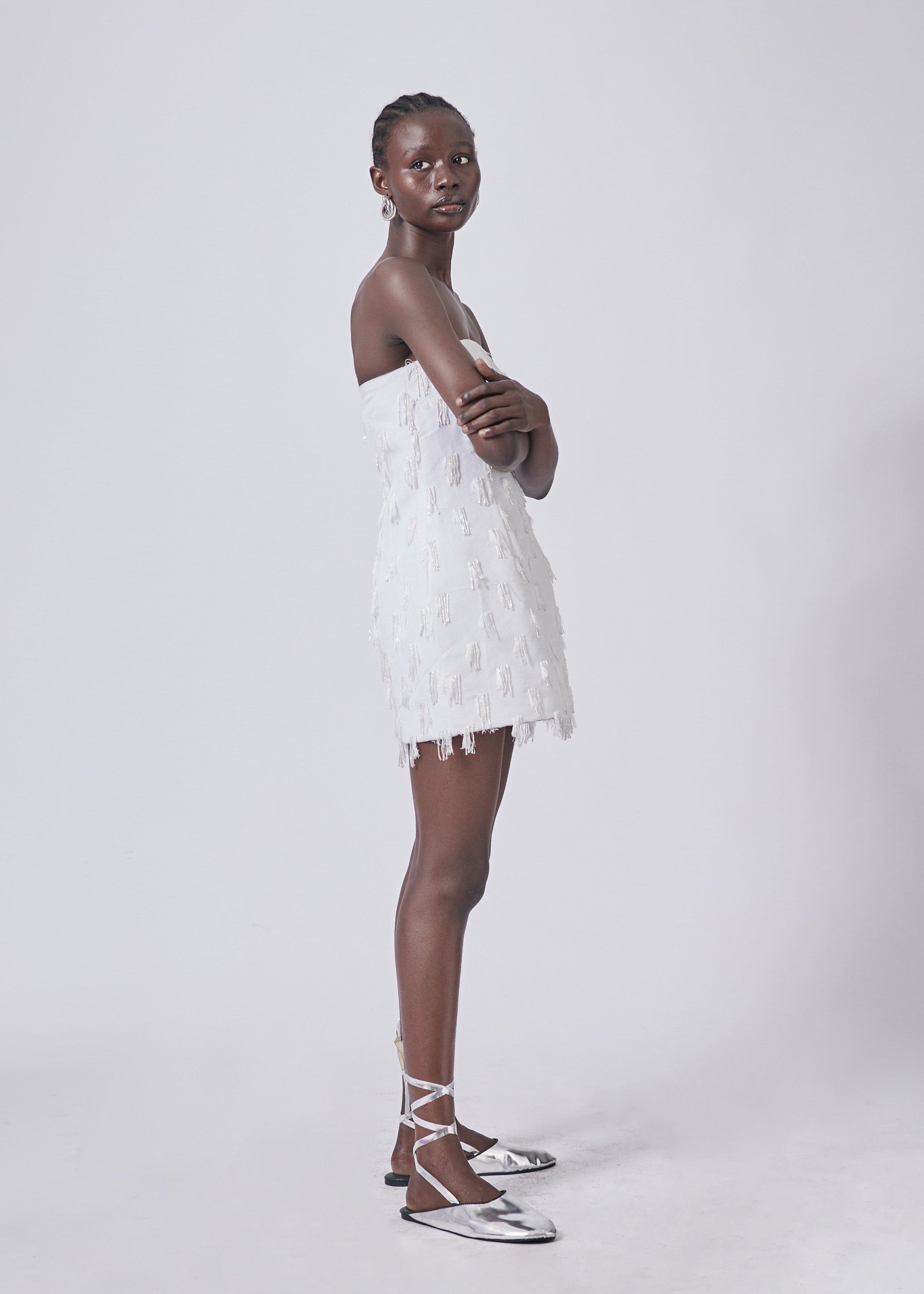 Abiola Olusola Dress Nami Mini Dress Beaded