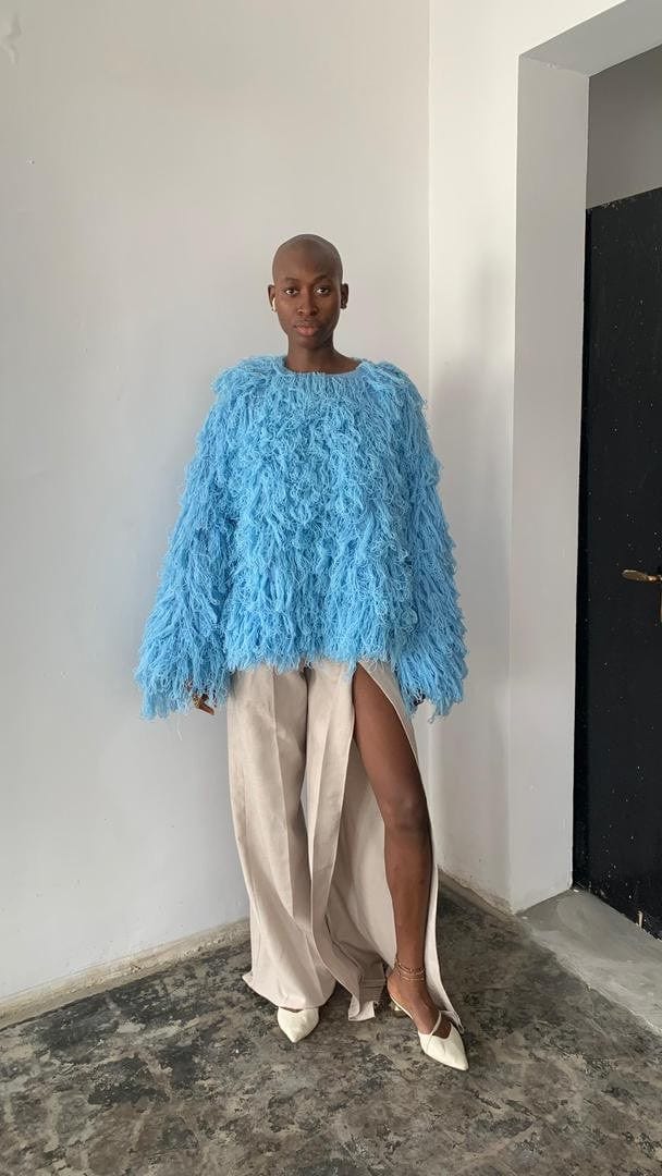 Abiola Olusola Pants Zao Linen Blend Trousers