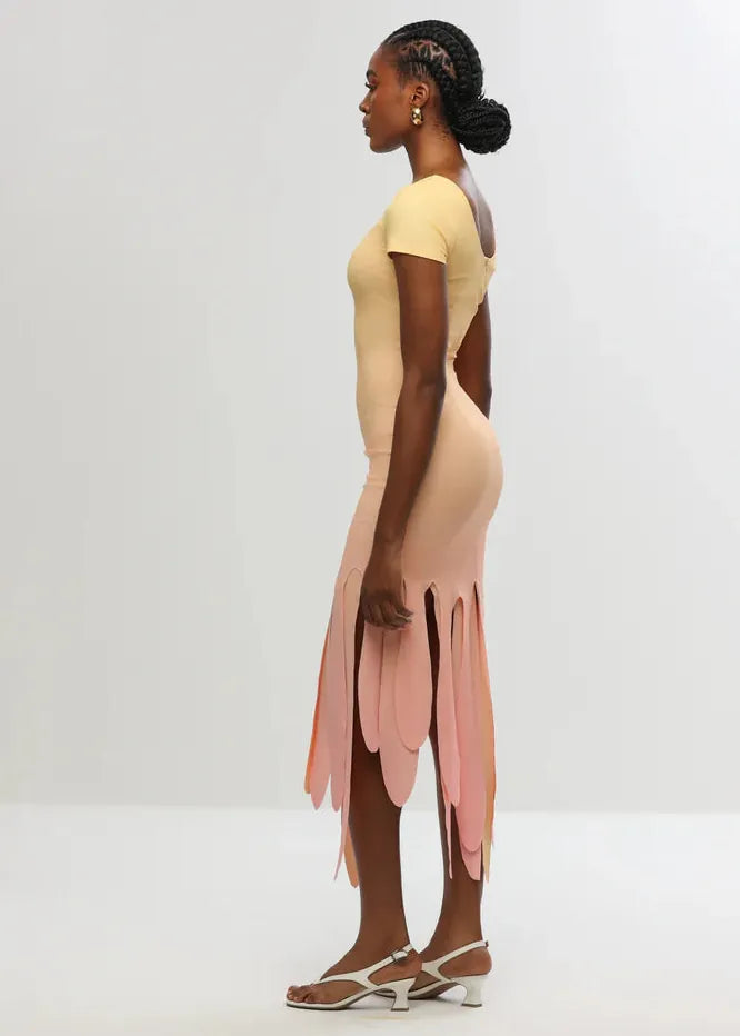 Aluka Dress Kaya Laser-cut Dress