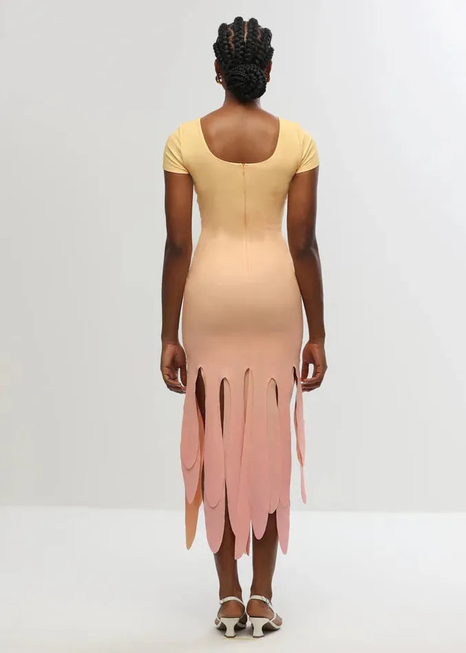 Aluka Dress Kaya Laser-cut Dress