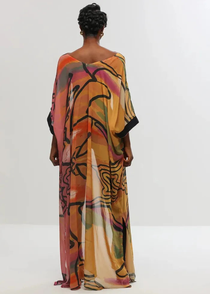 Aluka Kimono Maziwa Kaftan