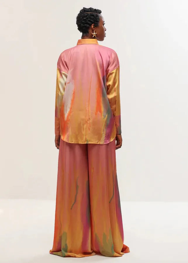 Aluka Pants Imade Wide-Leg Satin Pants