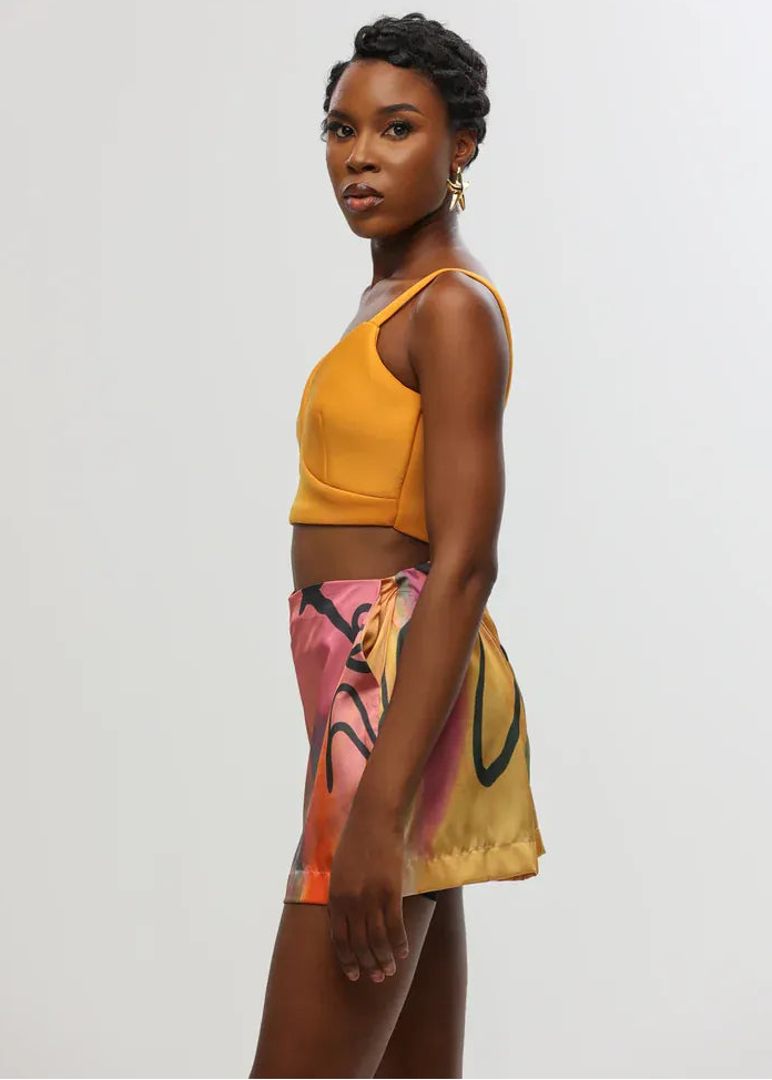 Aluka Short Asika Satin Shorts
