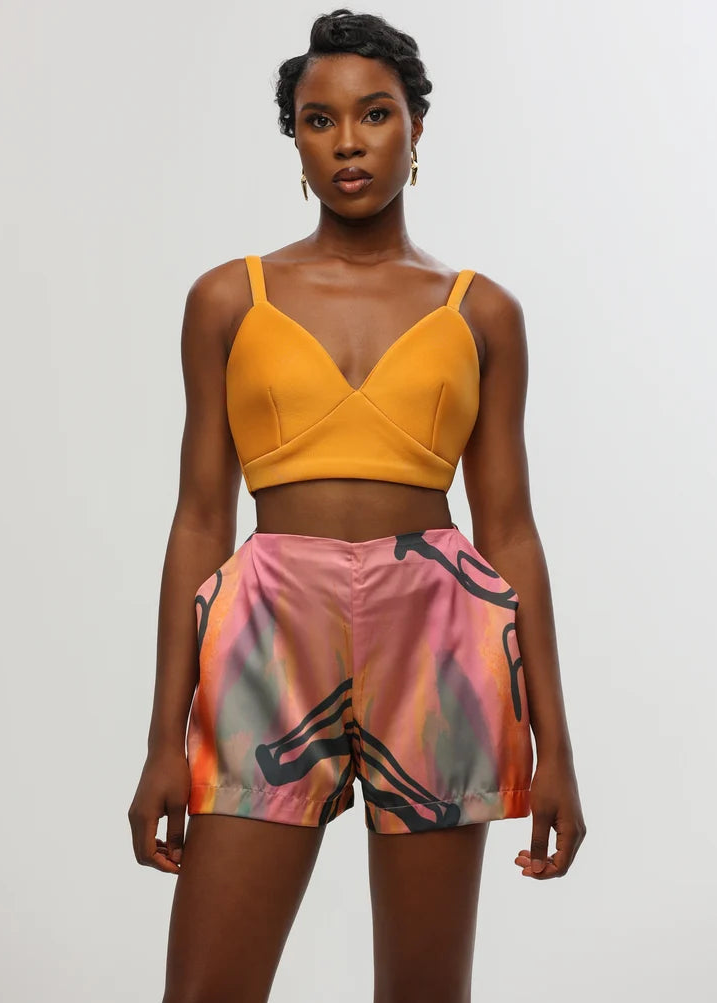 Aluka Short Asika Satin Shorts