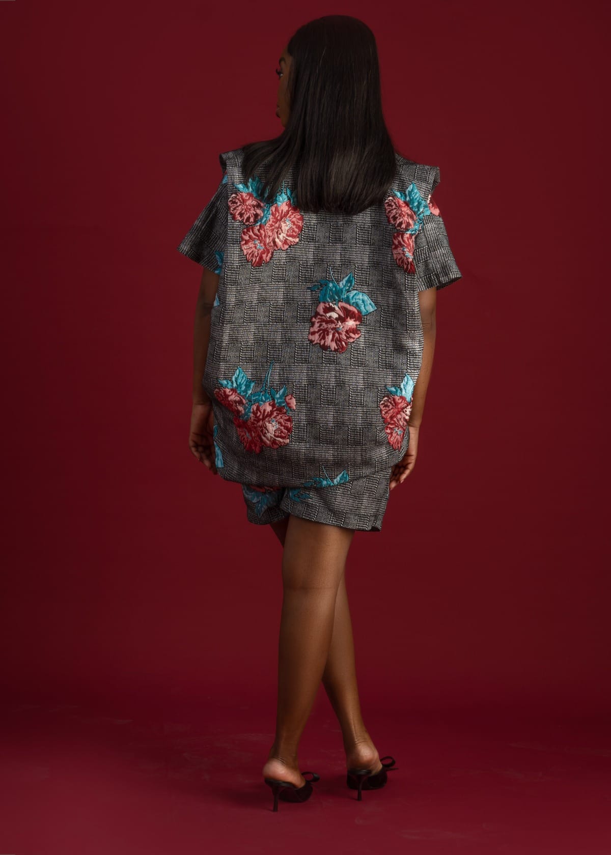 AyoJayne Lagos Co-ord Sets & Matching Sets Brocade short set