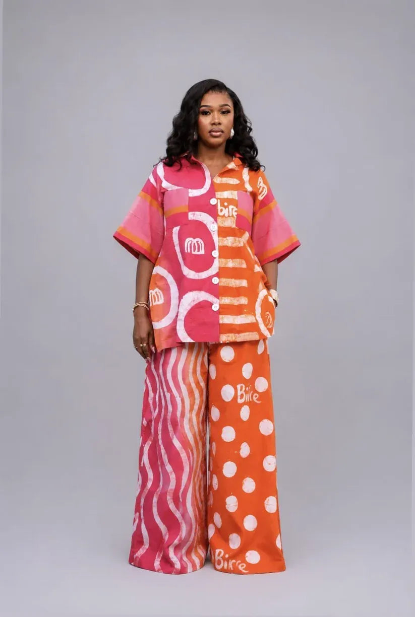 Bibire Co-ord Sets & Matching Sets Rhythm Adire Set