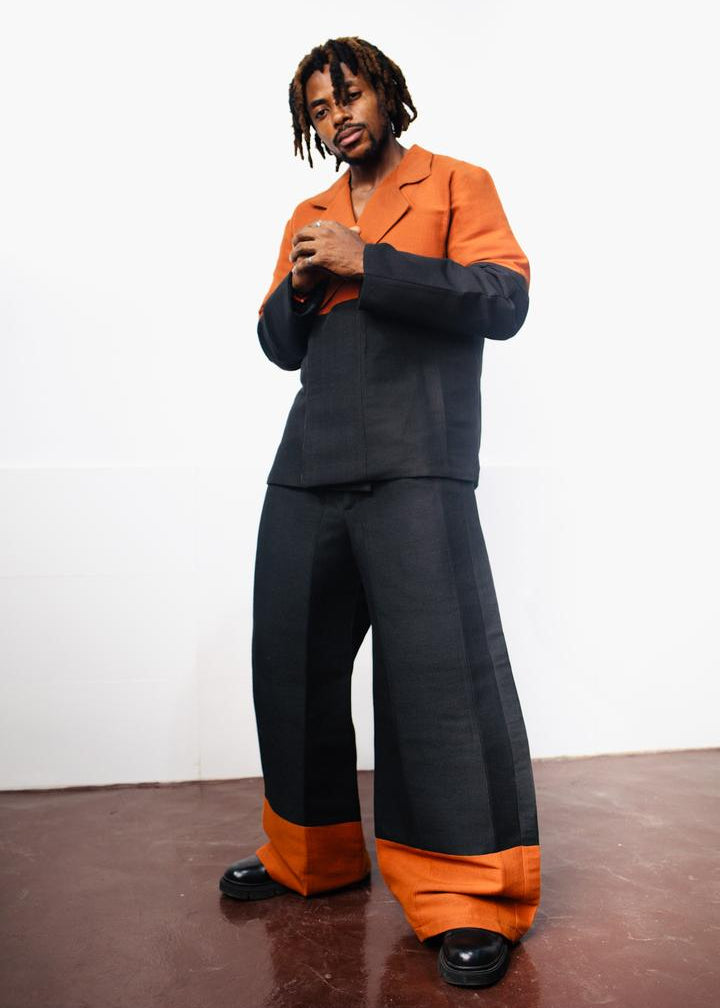 Bluprnt Co-Ord Set Two-Tone Titan Tuxedo