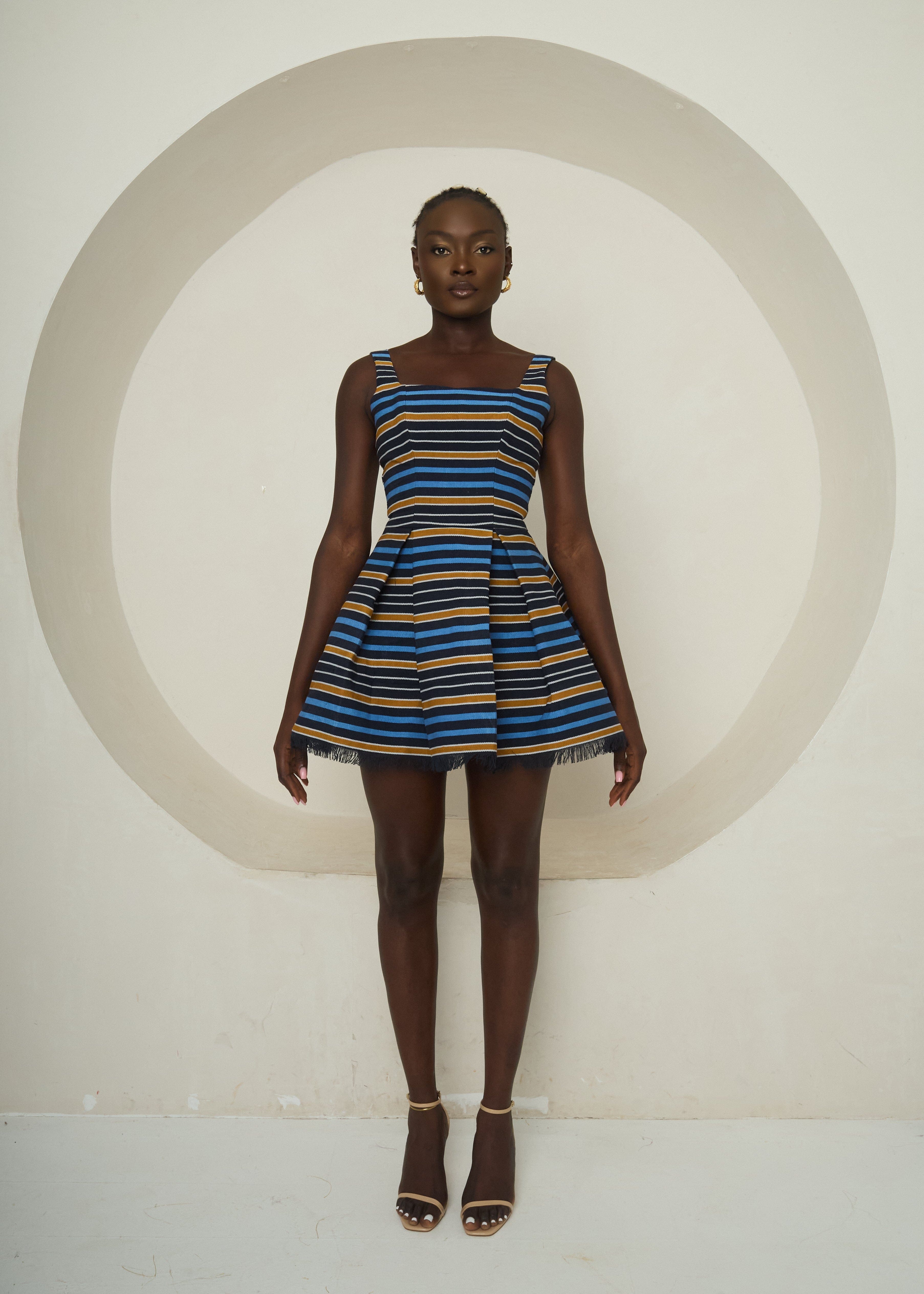 Bola Dress Blue / 8 Àdarátan Mini Dress