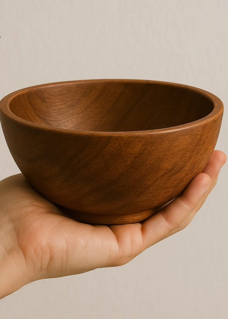Diadota Home Accessories Brown Jivu  Wooden Bowl 12'