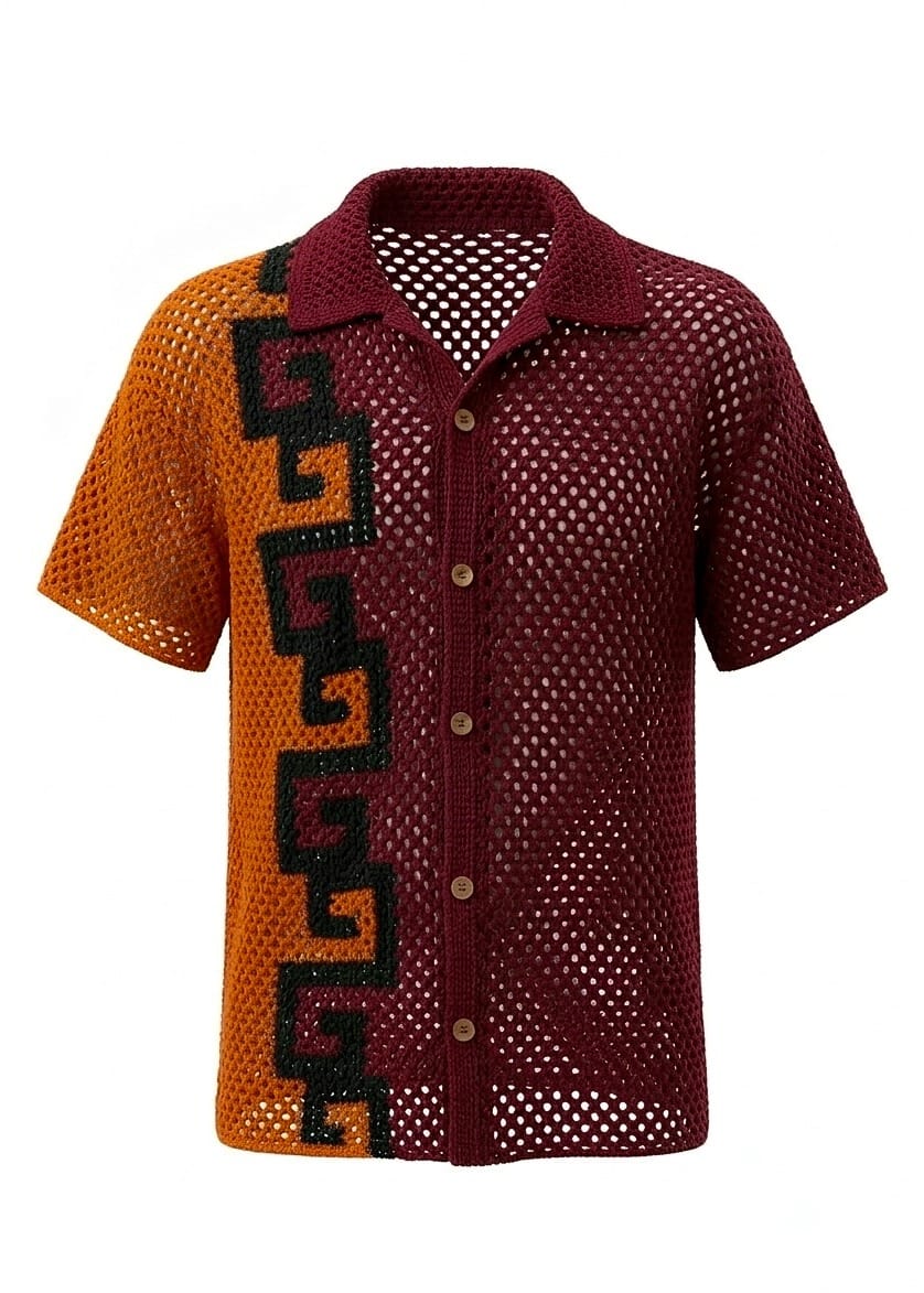 Dzini Tops & T-Shirts Boakye Crochet Shirt