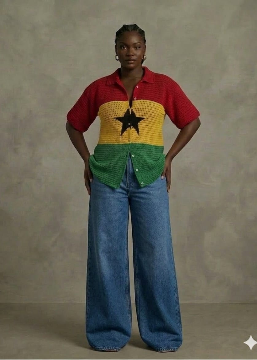 Dzini Tops & T-Shirts Ghanani Crochet Shirt (Female)