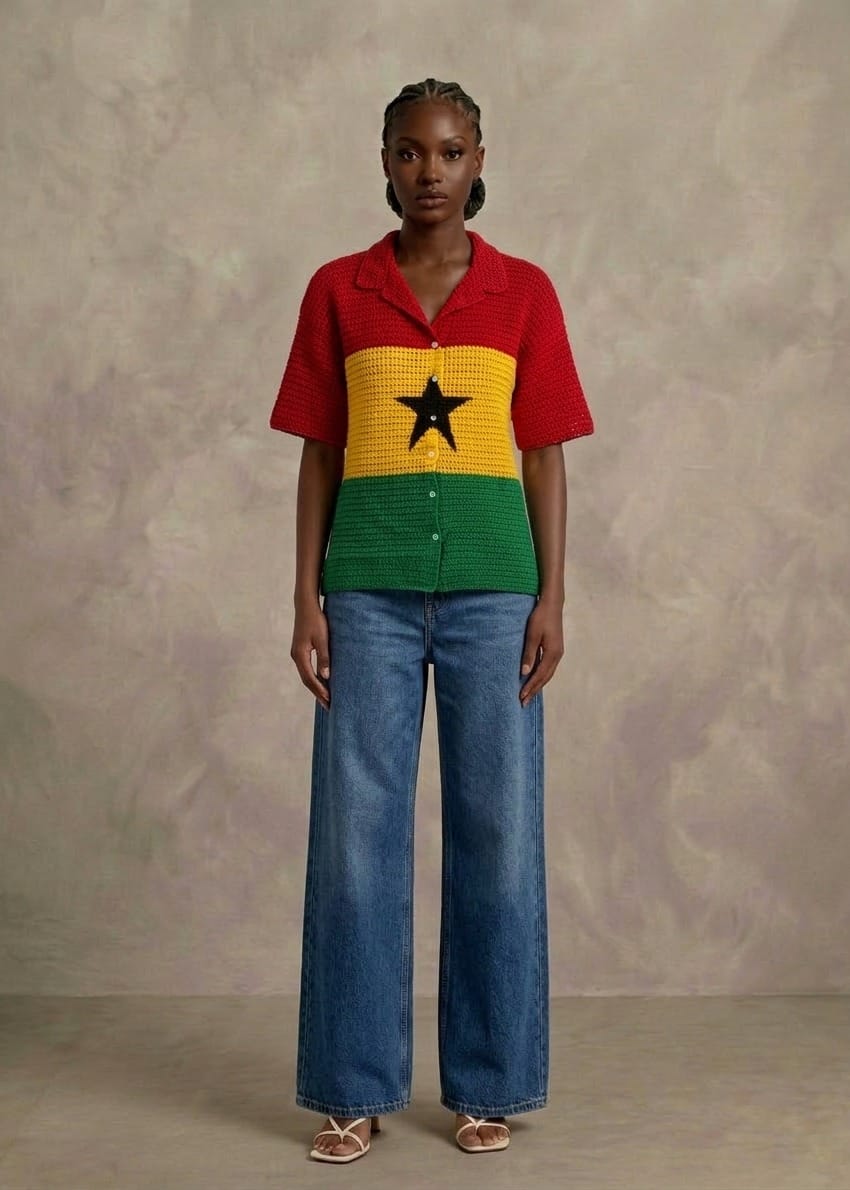 Dzini Tops & T-Shirts Ghanani Crochet Shirt (Female)