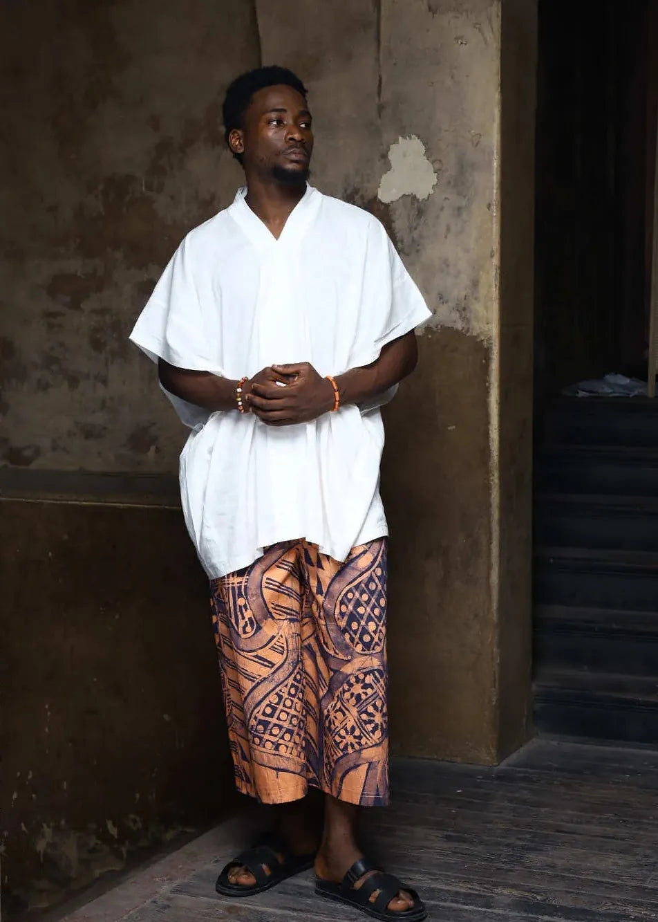 Ebonimode Short Jola Adire Jort