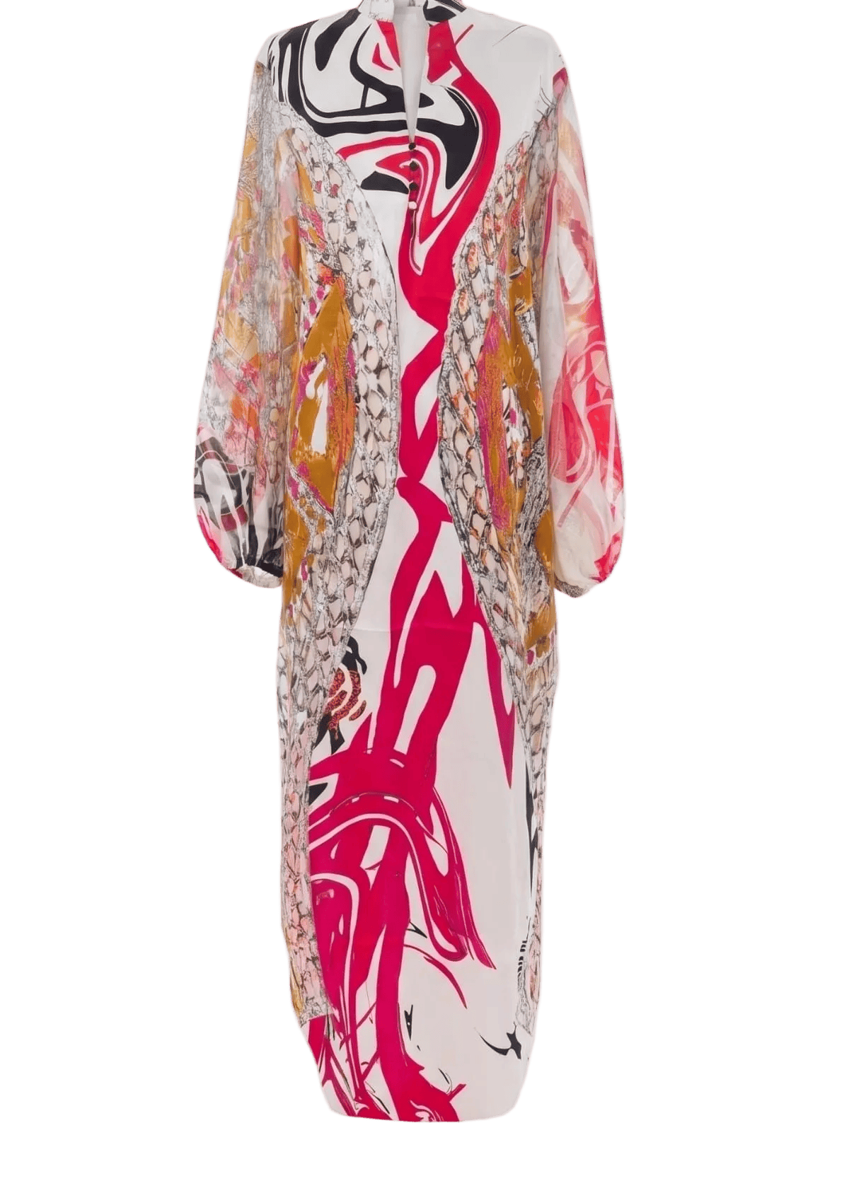 Eki Silk Dresses 100% Mulberry Silk Wrap Tie Midi Dress: Resort Wear