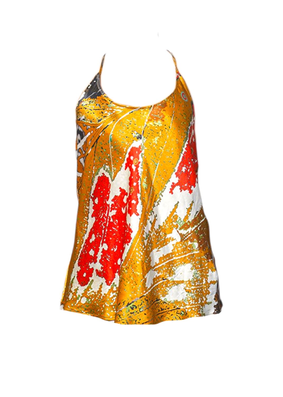 Eki Silk Shirts & Blouses Camisole blouse and Palazzo trousers: 100% Mulberry Silk, Heritage Print Resort Wear