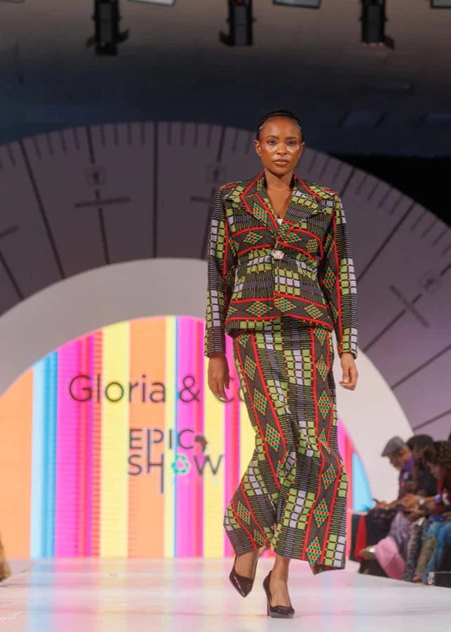 Gloria & Co Co-Ord Set Multicolor / 8 Heritage Suit